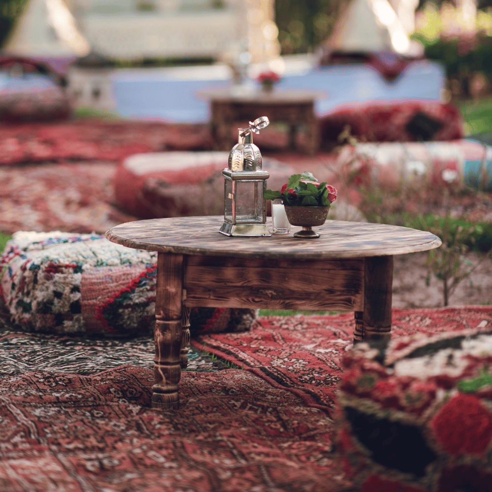 Design & Atmosphere Creation service for wedding and events organizing in marrakech by lmdina events